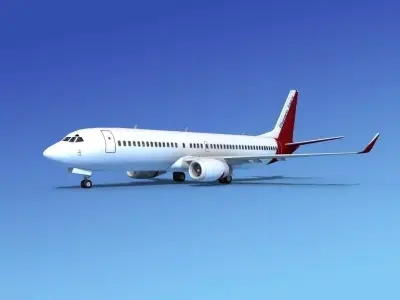Boeing 737-800 Monaco Tours 3D model