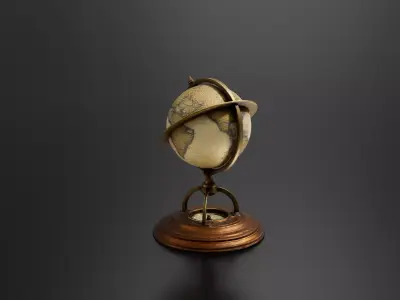 globe 3D print model