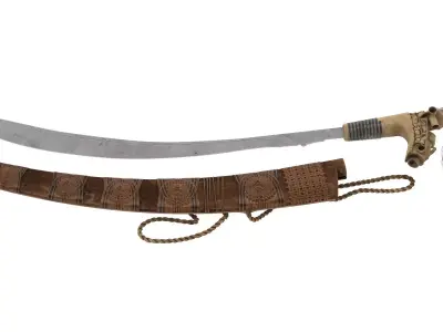 Langgai Tinggang Low-poly 3D model