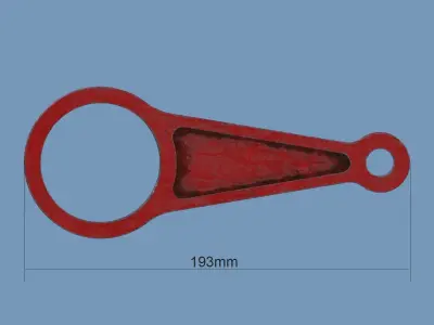  Control Arm Low-poly Model Low-poly 3D model