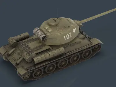 T-34 85 RUDY 3D model