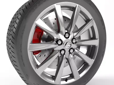 Lexus IS-F Wheel 3D model