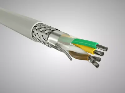 DATA CABLE RS-485 LI2YstCY-TP 3D model