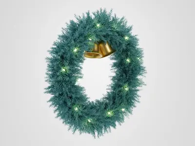 Christmas Wreath Free 3D model