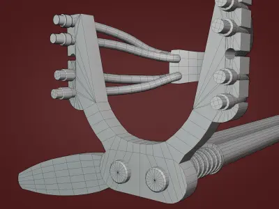 Slingshot pair of rifles Free low-poly 3D model