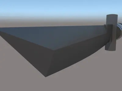 Intario ICK-Tanto-P1 Low-poly 3D model