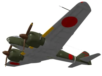 Ki46 Type III late  Dinah 3D model