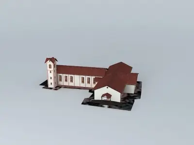 Church Santa Luzia Free 3D model