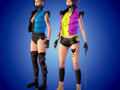 Sweet Devil Low-poly 3D model