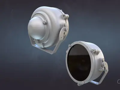 Soviet APC Lights Set 3D model