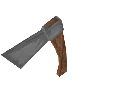 Low poly - Axe Free low-poly 3D model
