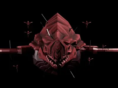 Corpse Leviathan Low-poly 3D model