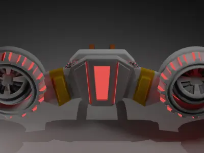 MechWingsModel Free 3D model