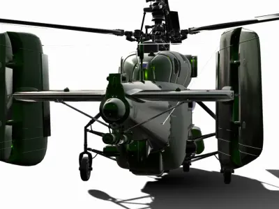 Kamov Ka 27 Low-poly 3D model
