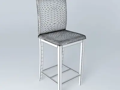 Bar Stool Free 3D model 7