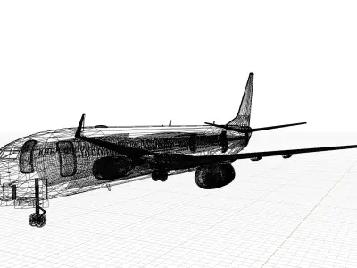 Boeing 737-800 AIR ASIA 3D model