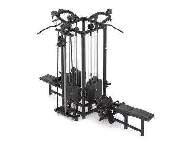 Technogym Cable Stations 4 3D model