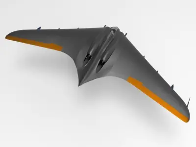 Horten Ho 229 aircraft 3D model