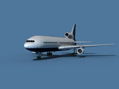 Lockheed L-1011-50 Corporate 2 3D model