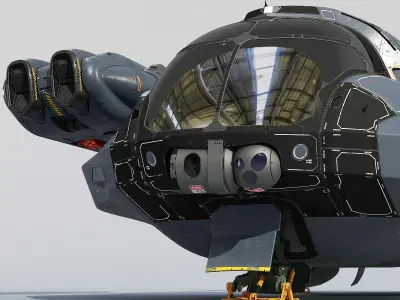 Support Spaceship 3D model