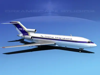 Boeing 727-100 Air Charter Intl 3D model