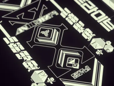 60 Cyberpunk Decals Vol-02 Texture