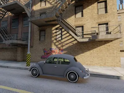 Historic city- urban historic 3D model