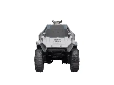 scifi armor apc 3D model