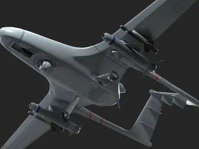 Valkyrie Low-poly 3D model