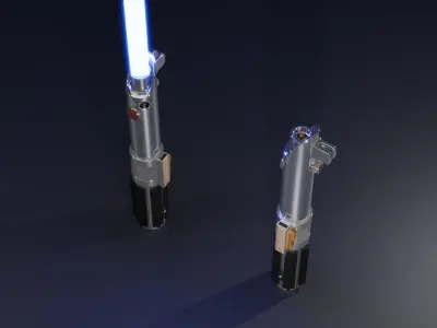 3D model Anakin Skywalker Lightsaber - High-Quality 3D Model 3D model