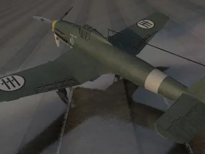 Breda Ba-201 3D model