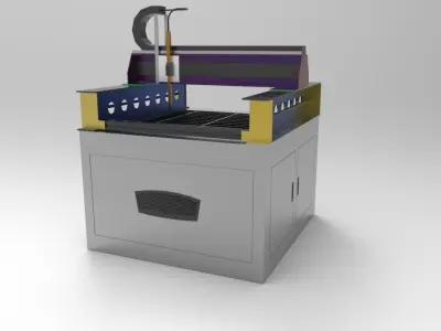 Plasma Cutting Machine 3D model