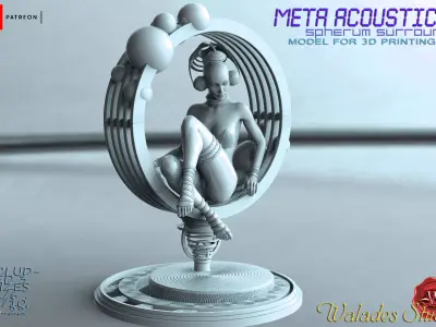 Meta Acoustics 3D print model