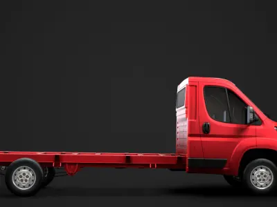 Peugeot Boxer Manager Chassis Truck Single Cab 4300WB 2020 3D model