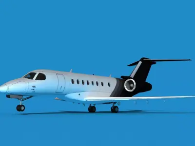 Cessna Citation C700 Longitude V11 3D model