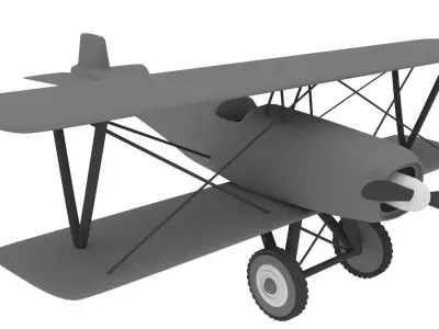 Fixed Wing Plane 3D model