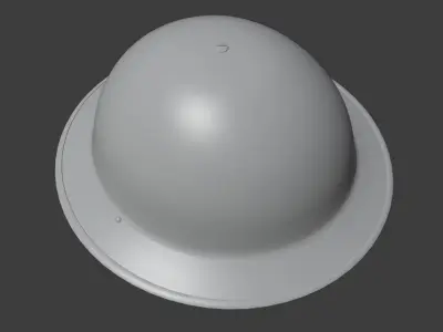 British Army Mk II Brodie Helmet Low-poly 3D model