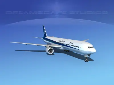 Boeing 777-300 ANA 3D model