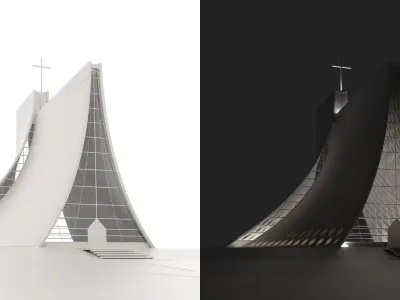 Luce Chapel - IM PEI 3D model