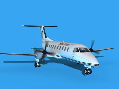 Embraer EMB120 Shawnee Charter 3D model