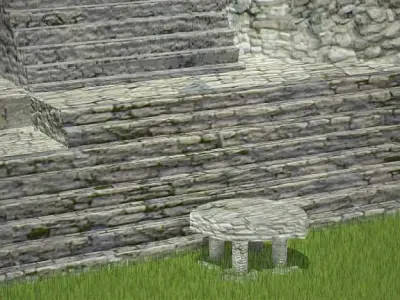 Temple of inscriptions 3D model