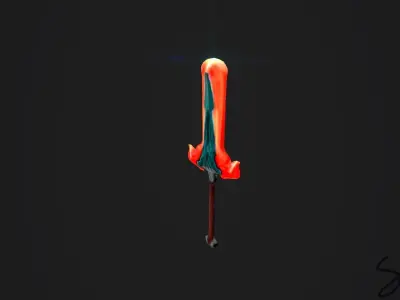 Spear Jelly Free low-poly 3D model