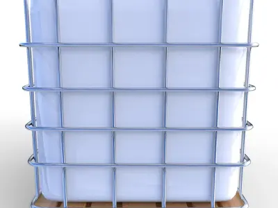 IBC Container 2 Low-poly 3D model