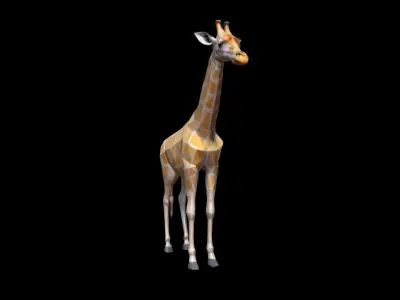 3d Model Giraffes Are The Tallest Land Animals 3D model