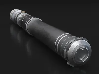 Darth Revan Lightsaber Red 3D model