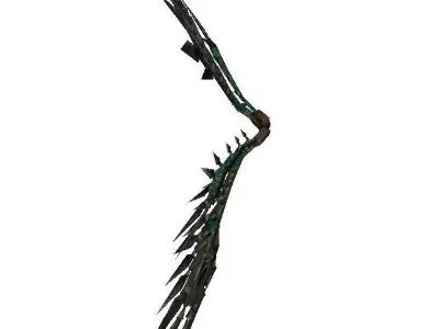 Metal Wing Low-poly 3D model