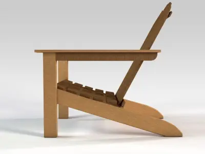 Deck chair Free 3D model