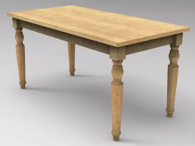 Table for AR application Free low-poly 3D model