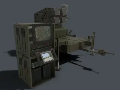 Exactor mk2 Low-poly 3D model