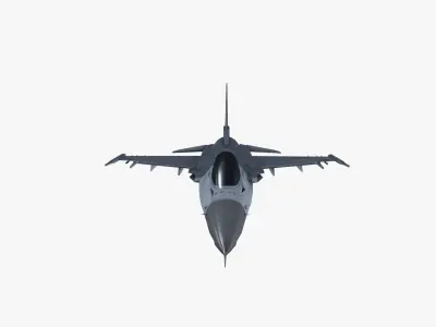 Low Poly F 16 Falcon Low-poly 3D model